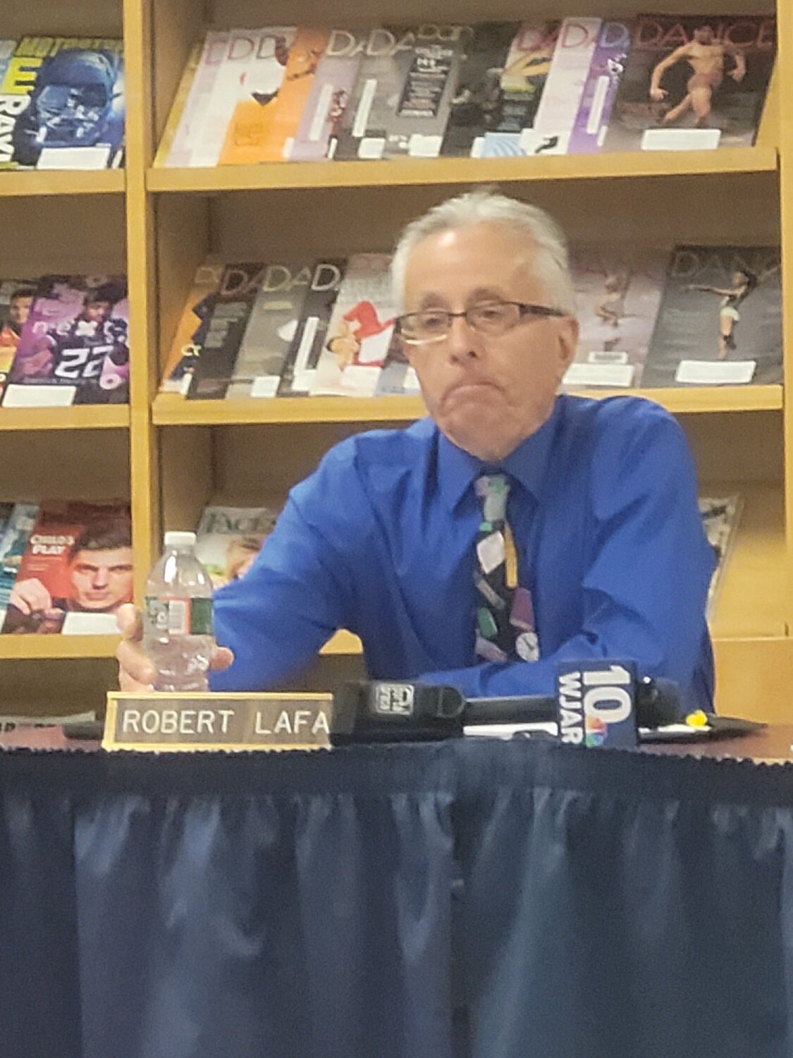 School Committee Chairman Robert LaFazia